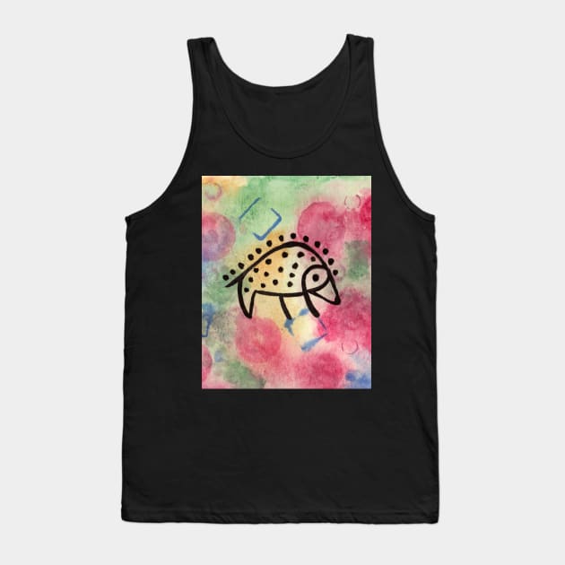 Mycenean Hedgehog Tank Top by lindaursin